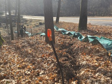 Relacja z montowania bariery herpetologicznej, 