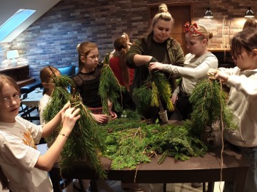 Warsztaty Bożonarodzeniowe w SP Burzenin 2025, 